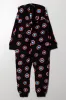 Captain America Fleece Onesie Black sold by Ackermas