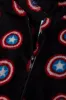 Captain America Fleece Onesie Black sold by Ackermas