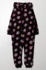 Captain America Fleece Onesie Black sold by Ackermas