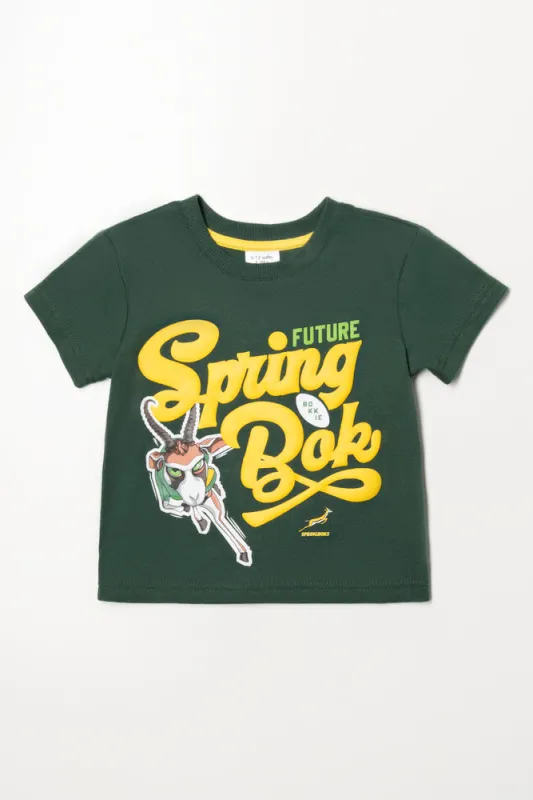 Bokkie Short Sleeve T-Shirt Green sold by Ackermas
