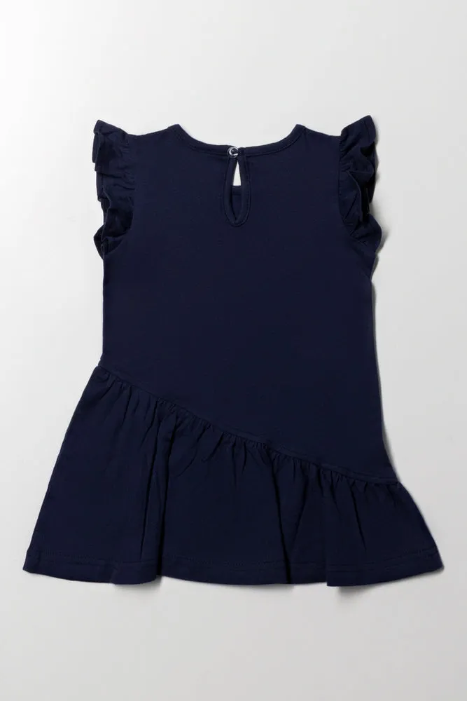 Slanted Dress Nvay sold by Ackermas product image thumbnail 4