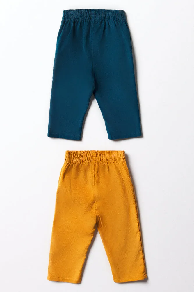 2 Pack Corduroy Pants Blue And Yellow sold by Ackermas product image thumbnail 3