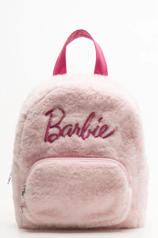 Barbie Fur Backpack Pink sold by Ackermas