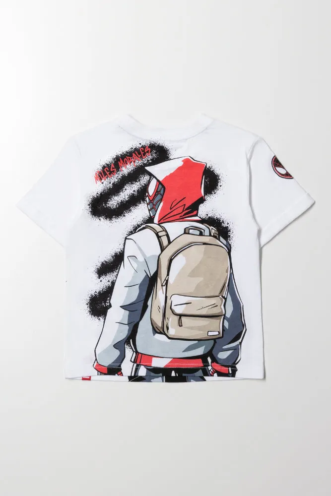 Spider-Man T-Shirt White sold by Ackermas product image thumbnail 4