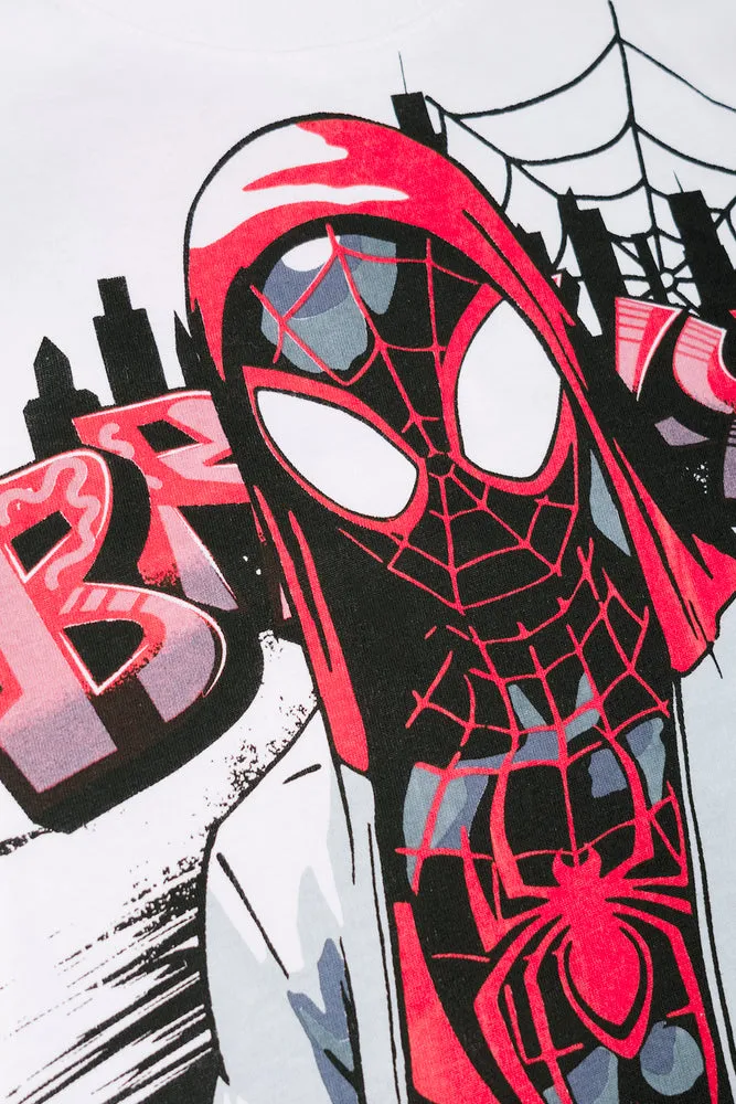 Spider-Man T-Shirt White sold by Ackermas product image thumbnail 2