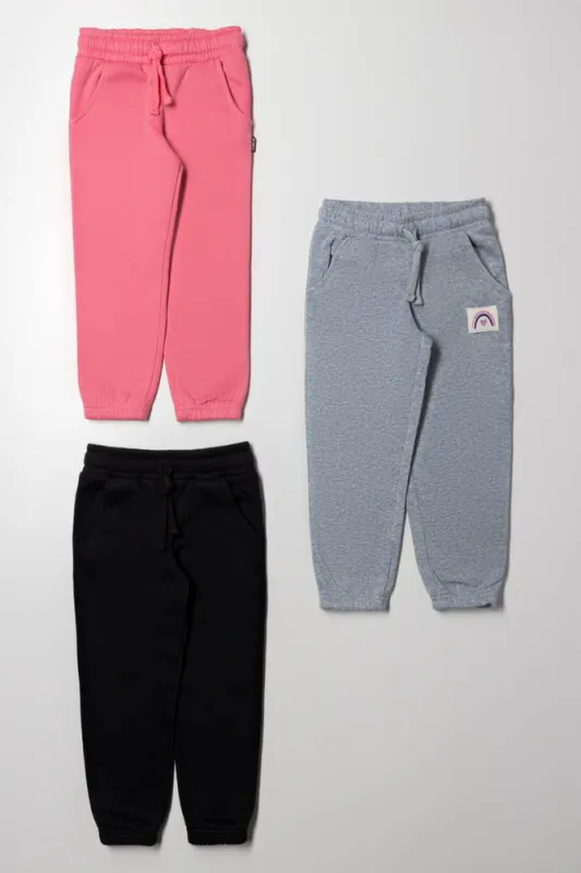 3 Pack Trackpants Pink, Black And Grey sold by Ackermas