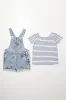 Embroidered Dungaree Light Blue sold by Ackermas