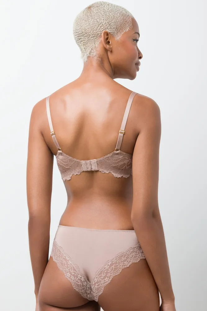 2 Pack Lace Non Padded Underwire Bras Black And Natural sold by Ackermas product image thumbnail 4