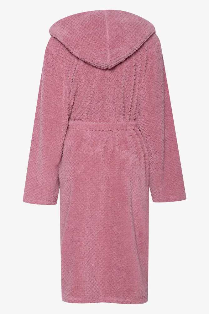 Hooded Sherpa Gown Pink sold by Ackermas product image thumbnail 2