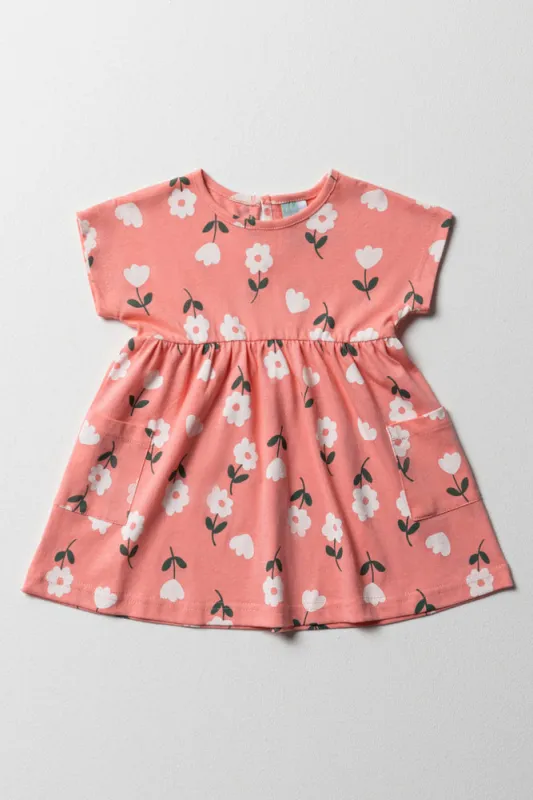 Knit Dress Pink sold by Ackermas