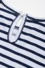Stripe Dress With Pockets White And Navy sold by Ackermas