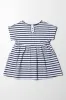 Stripe Dress With Pockets White And Navy sold by Ackermas