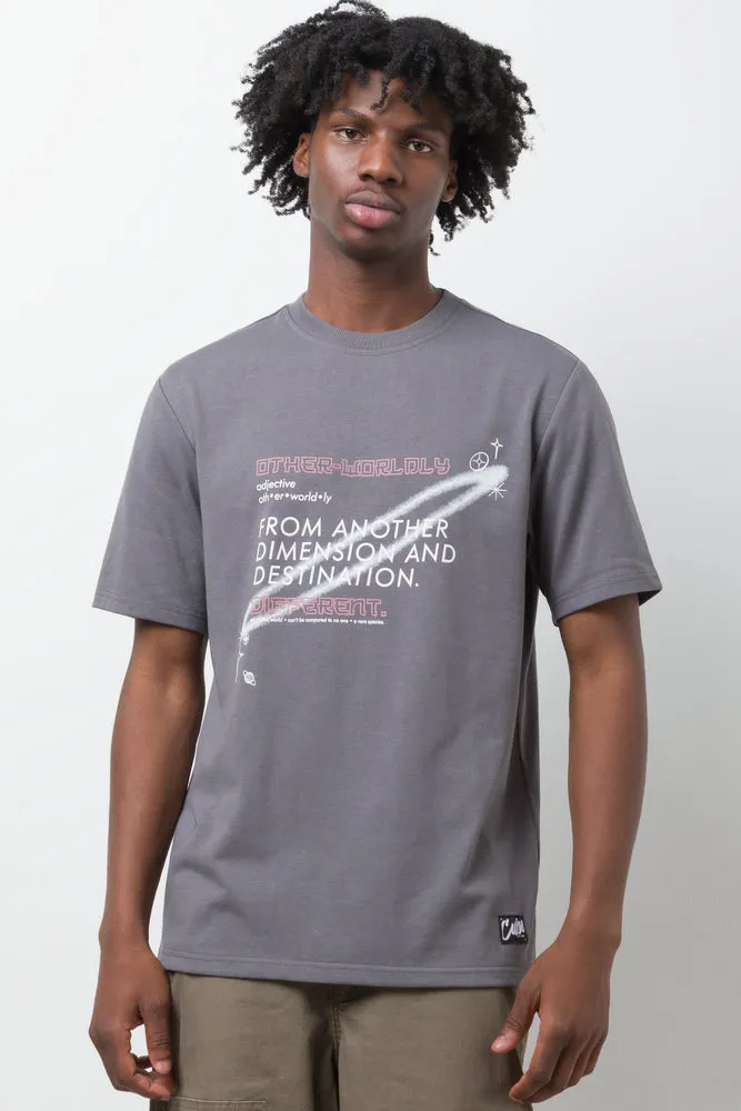 Short Sleeve T-Shirt Dark Grey sold by Ackermas