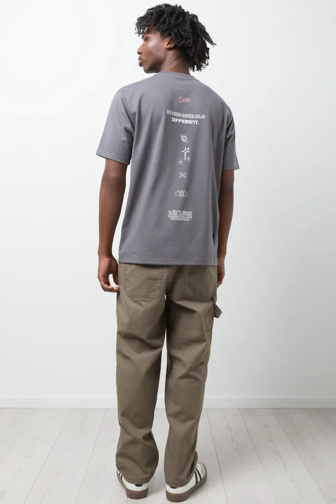 Short Sleeve T-Shirt Dark Grey sold by Ackermas product image thumbnail 3