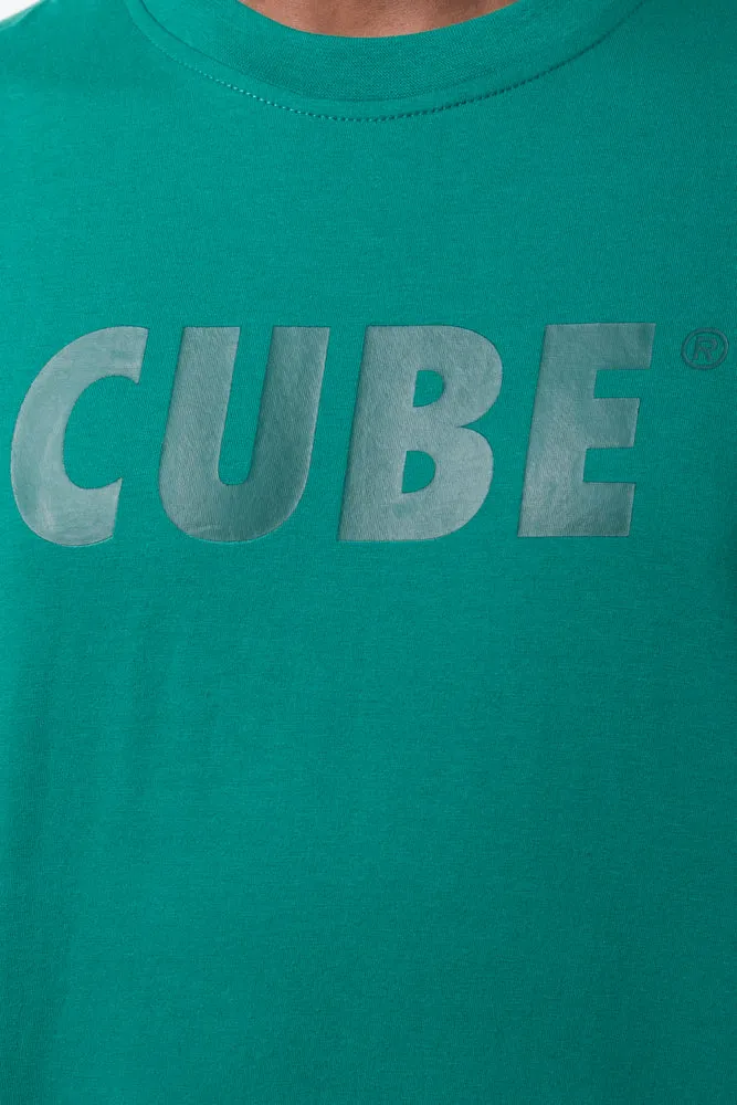 CUBE Short Sleeve T-Shirt Green sold by Ackermas product image thumbnail 4