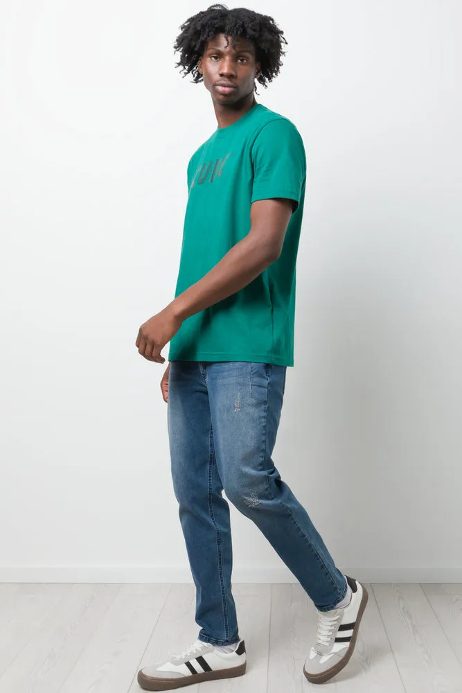 CUBE Short Sleeve T-Shirt Green sold by Ackermas product image thumbnail 2