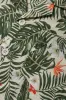 Short Sleeve Tropical Print Shirt Green sold by Ackermas
