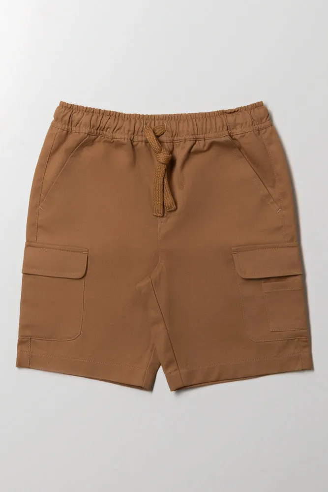 Cargo Shorts Brown sold by Ackermas