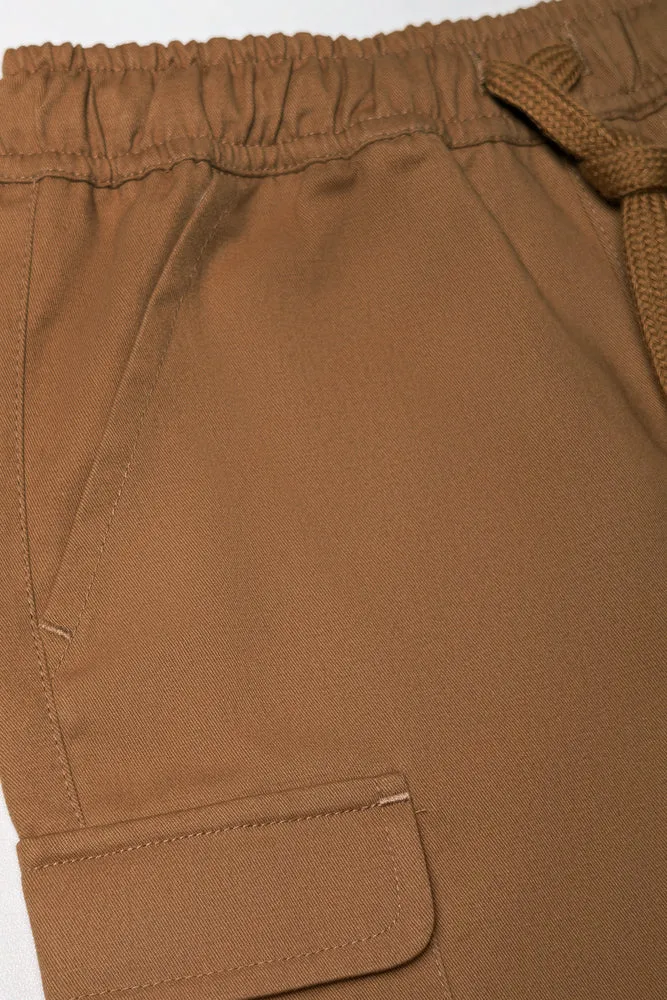 Cargo Shorts Brown sold by Ackermas product image thumbnail 2