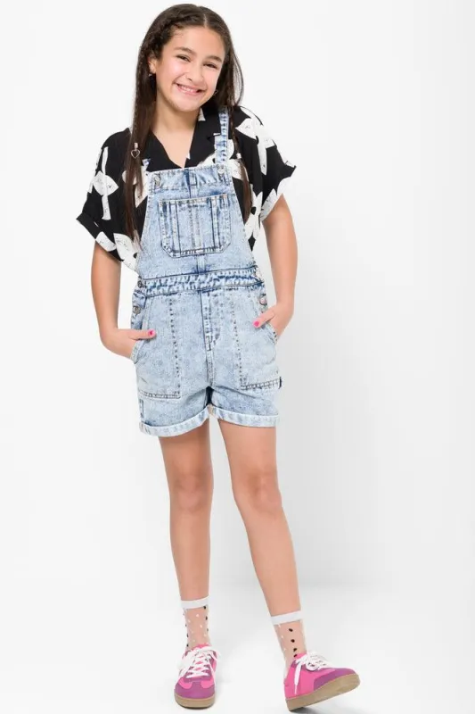 Denim Dungaree Light Blue sold by Ackermas