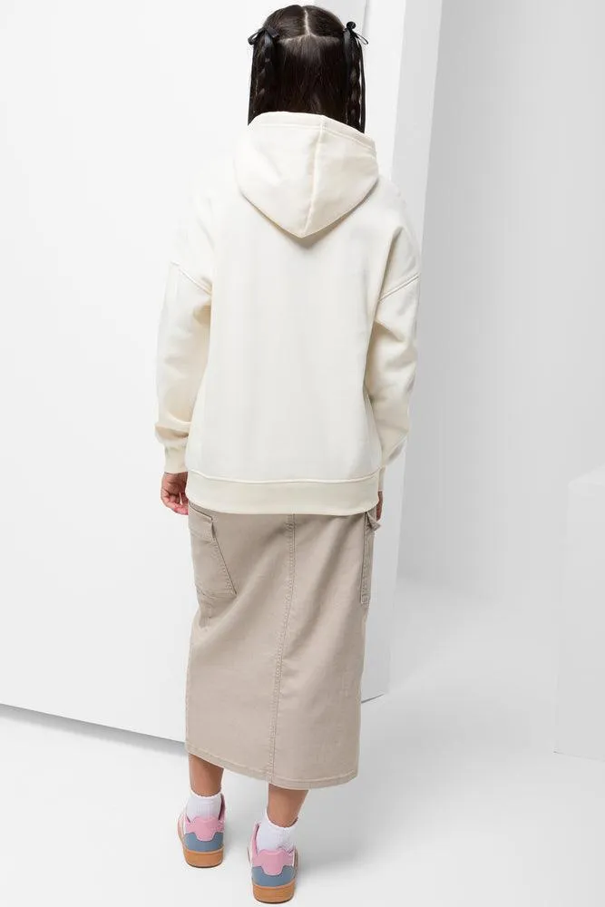 Oversized Hoodie White sold by Ackermas product image thumbnail 3