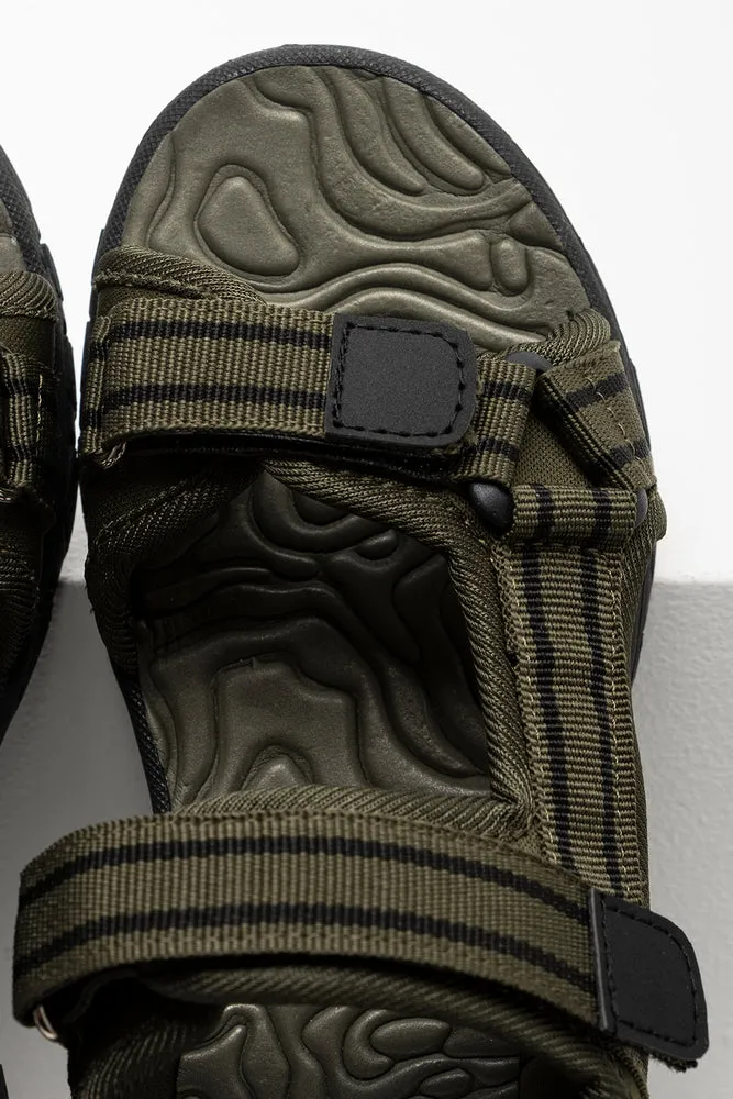 Stripe Sport Sandal Dark Green sold by Ackermas product image thumbnail 5