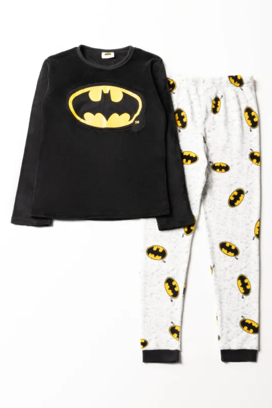 Batman Long Sleeve Pyjamas Black sold by Ackermas