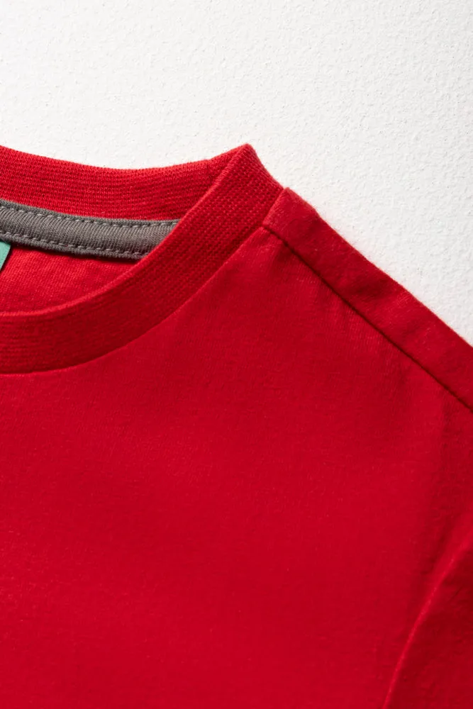 Short Sleeve T-Shirt Red sold by Ackermas product image thumbnail 3