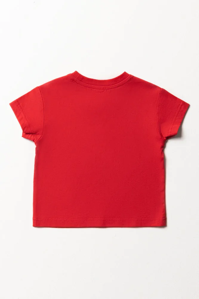 Short Sleeve T-Shirt Red sold by Ackermas product image thumbnail 4