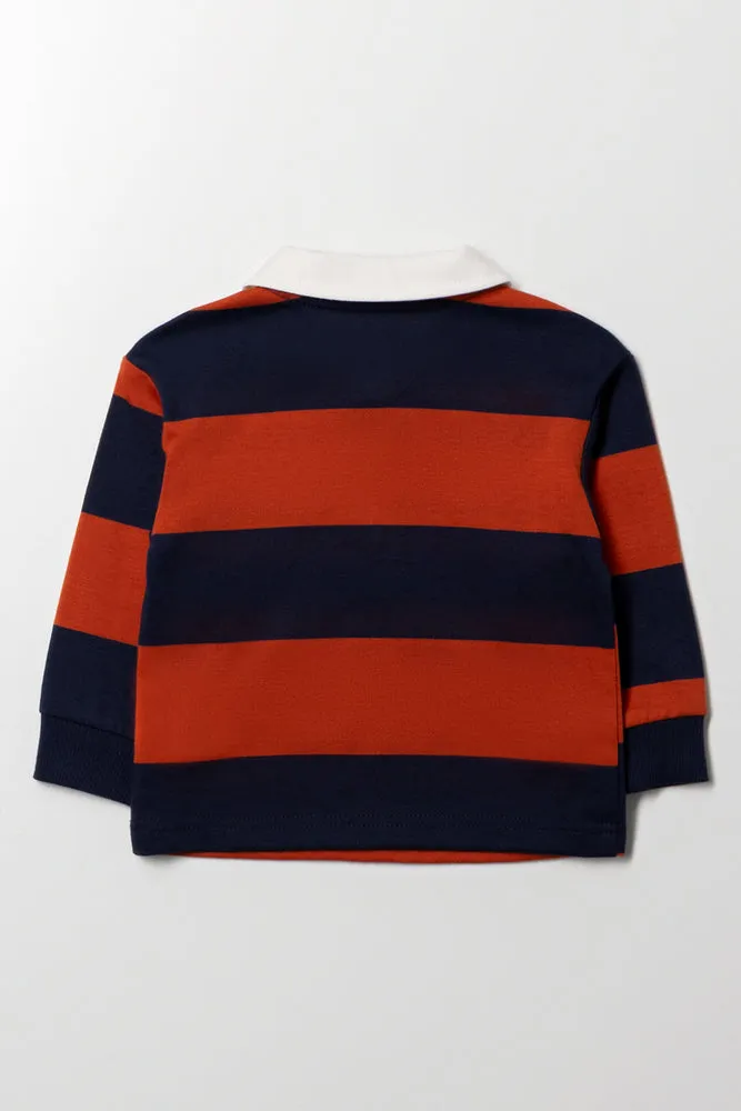 Long Sleeve Golfer Red And Navy sold by Ackermas product image thumbnail 3