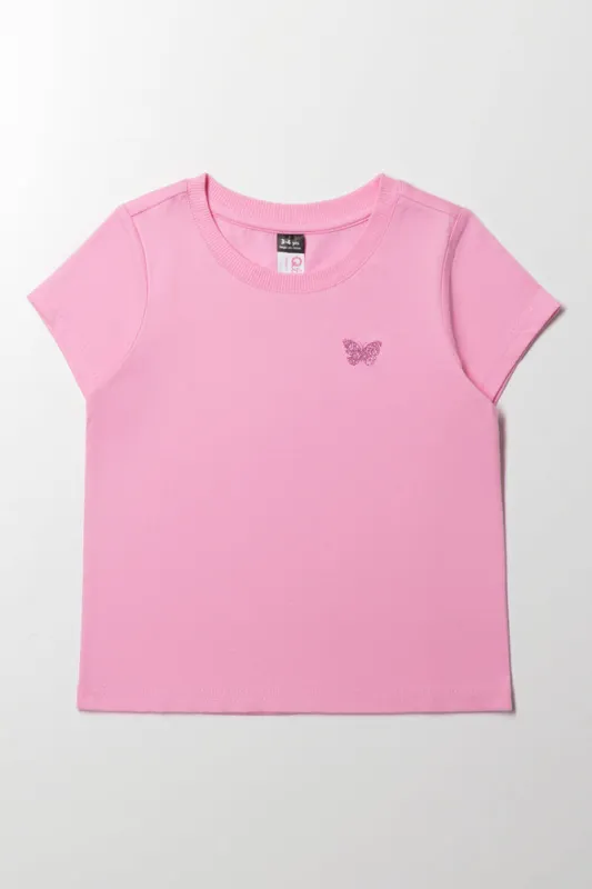 Short Sleeve T-Shirt Peach sold by Ackermas