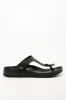 Thong Moulded Sandals Black sold by Ackermas