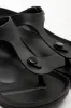 Thong Moulded Sandals Black sold by Ackermas