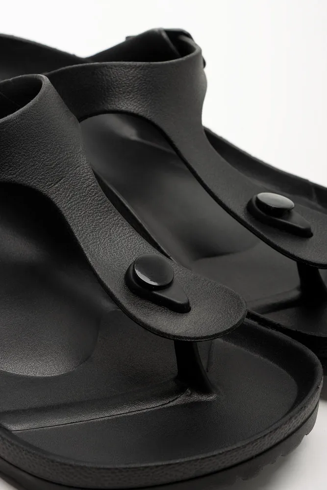 Thong Moulded Sandals Black sold by Ackermas product image thumbnail 3
