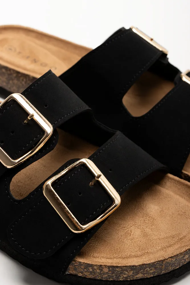 Double Strap Sandal Black sold by Ackermas product image thumbnail 3