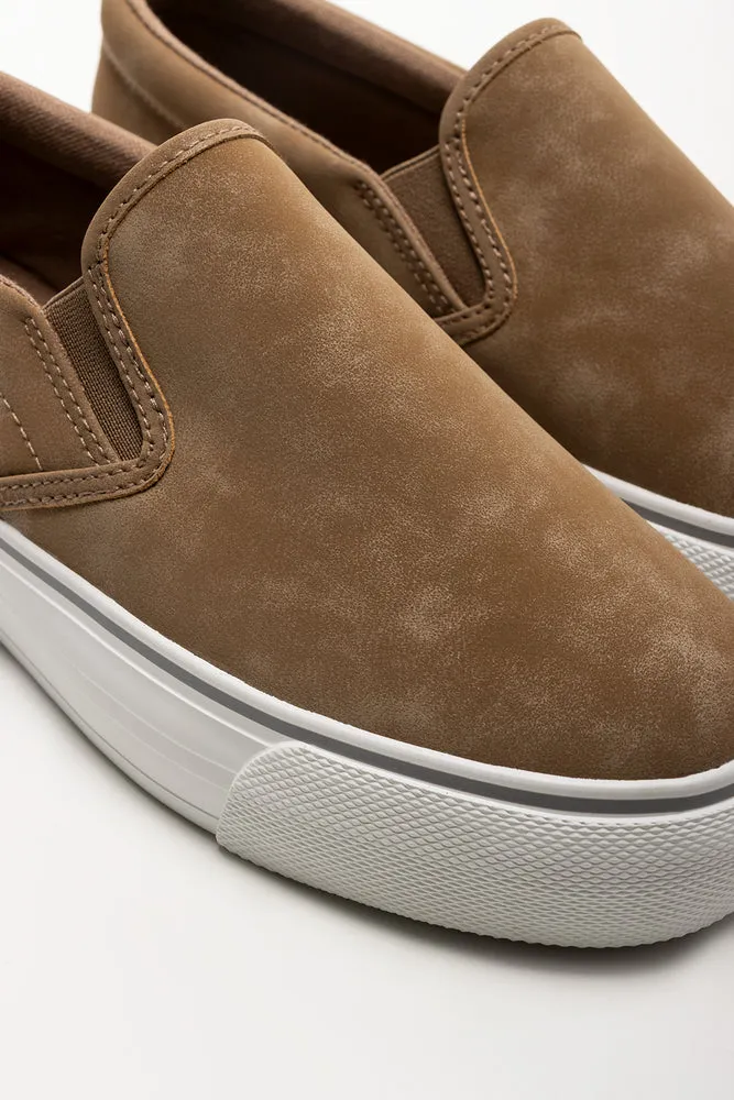 Slip On Sneakers Natural sold by Ackermas product image thumbnail 3