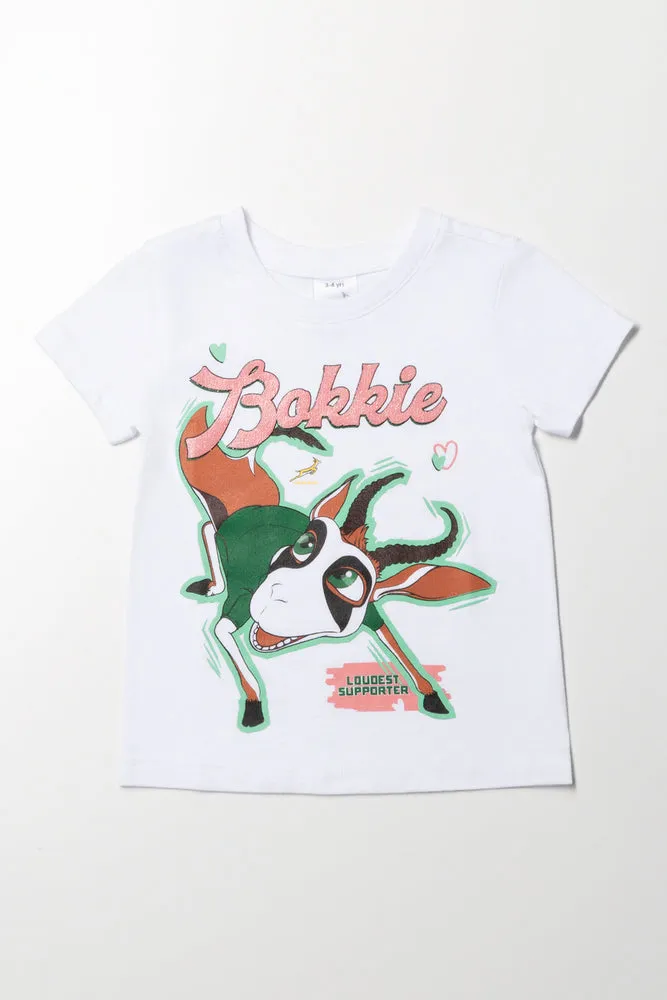 Bokkie T-Shirt White sold by Ackermas