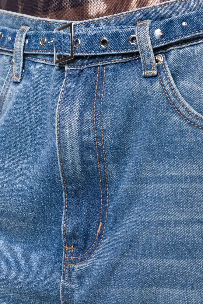 Wide Leg Denim Jeans Blue sold by Ackermas product image thumbnail 5