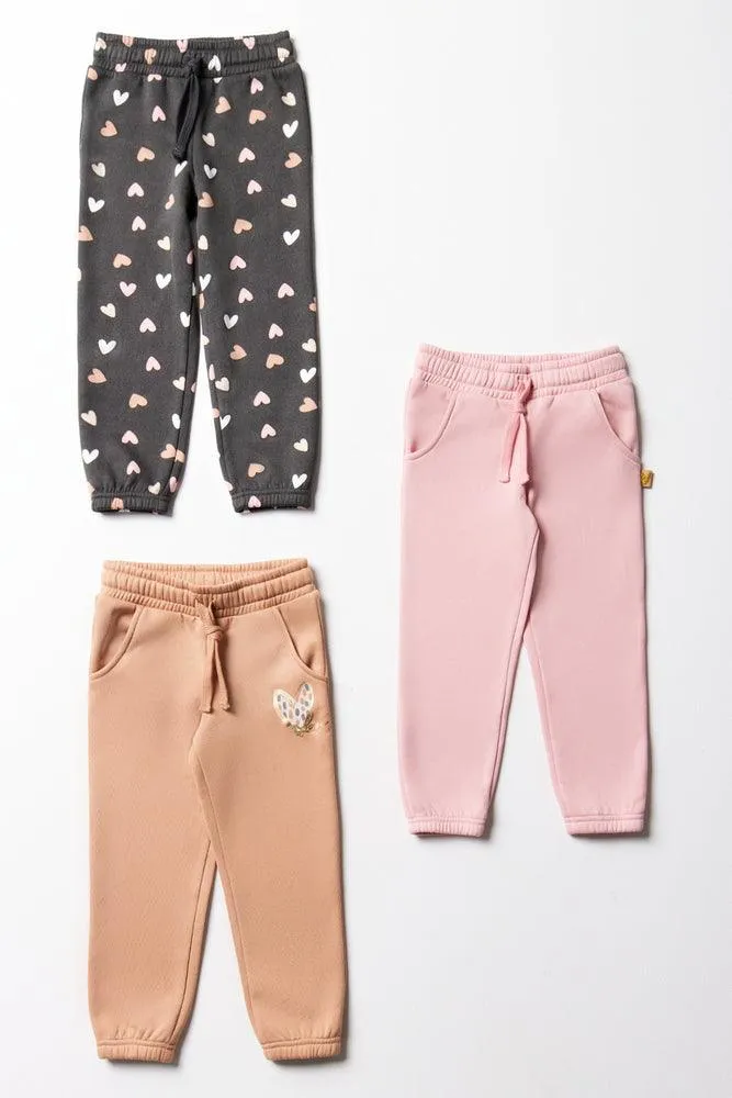 3 Pack Heart Trackpants Natural sold by Ackermas