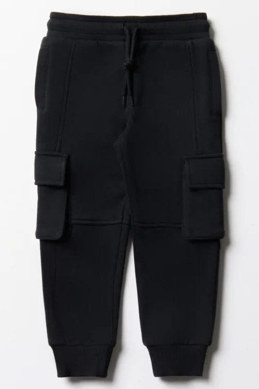 Cargo Trackpants Black sold by Ackermas