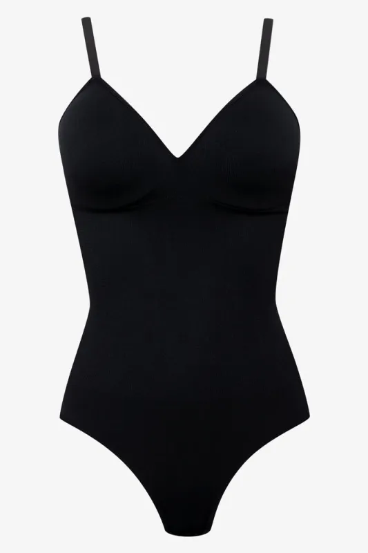 Thong Bodysuit Black sold by Ackermas