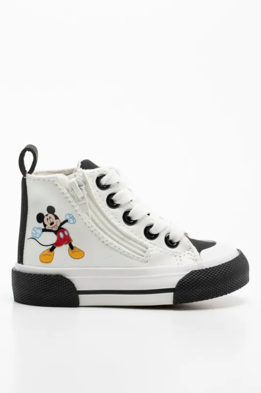 Mickey high top sneakers sold by Ackermas