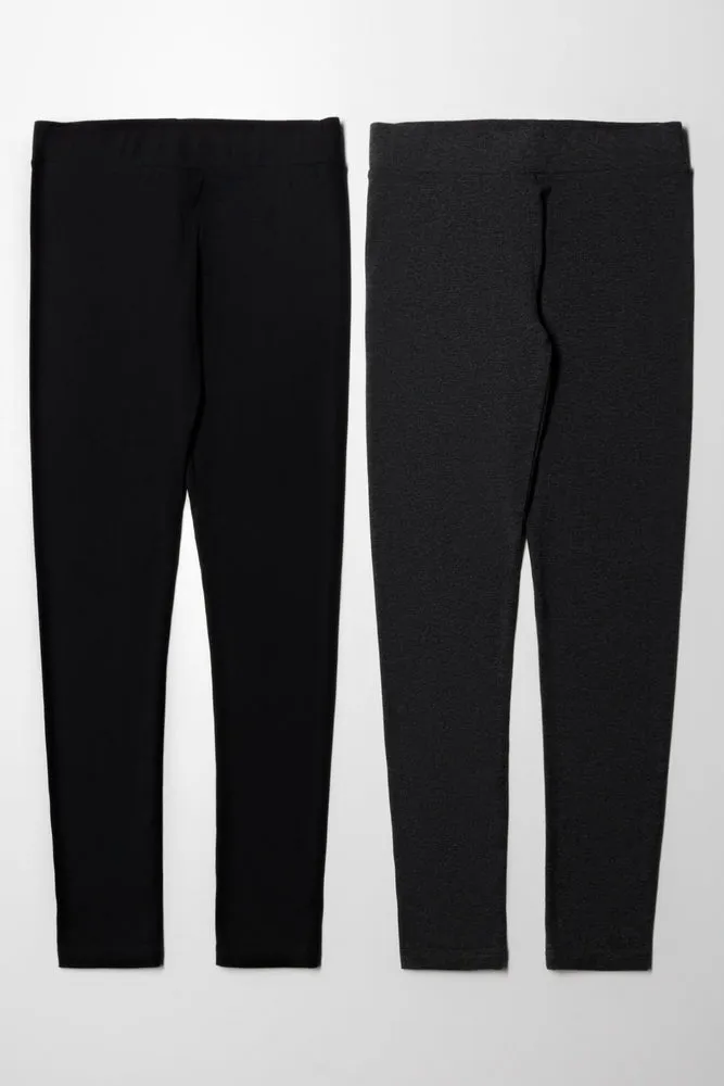 2 Pack Legging Black And Charcoal sold by Ackermas
