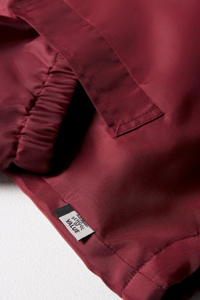 Unisex Rain Jacket Maroon Primary sold by Ackermas product image thumbnail 3