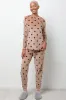 Spot Pyjamas Brown sold by Ackermas