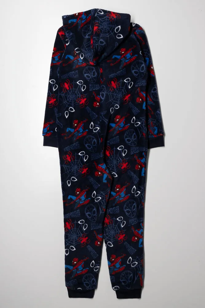 Spider-Man Onesie Navy sold by Ackermas product image thumbnail 3