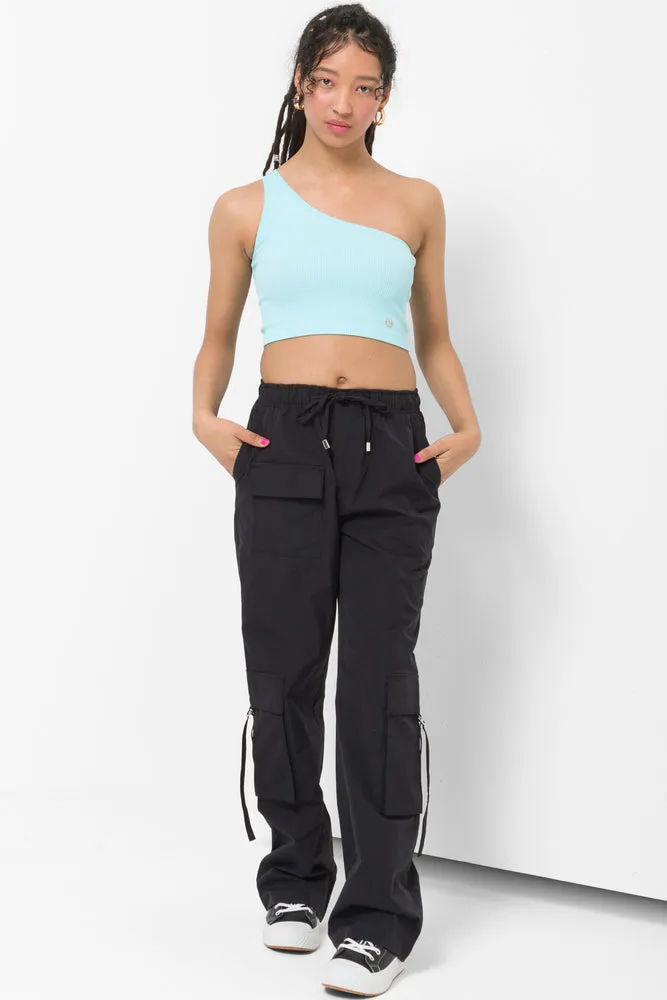 RIPSTOP CARGO BOTTOMS BLACK sold by Ackermas