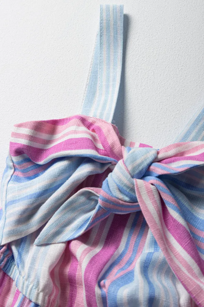 Bow Jumpsuit Multi Strip sold by Ackermas product image thumbnail 2