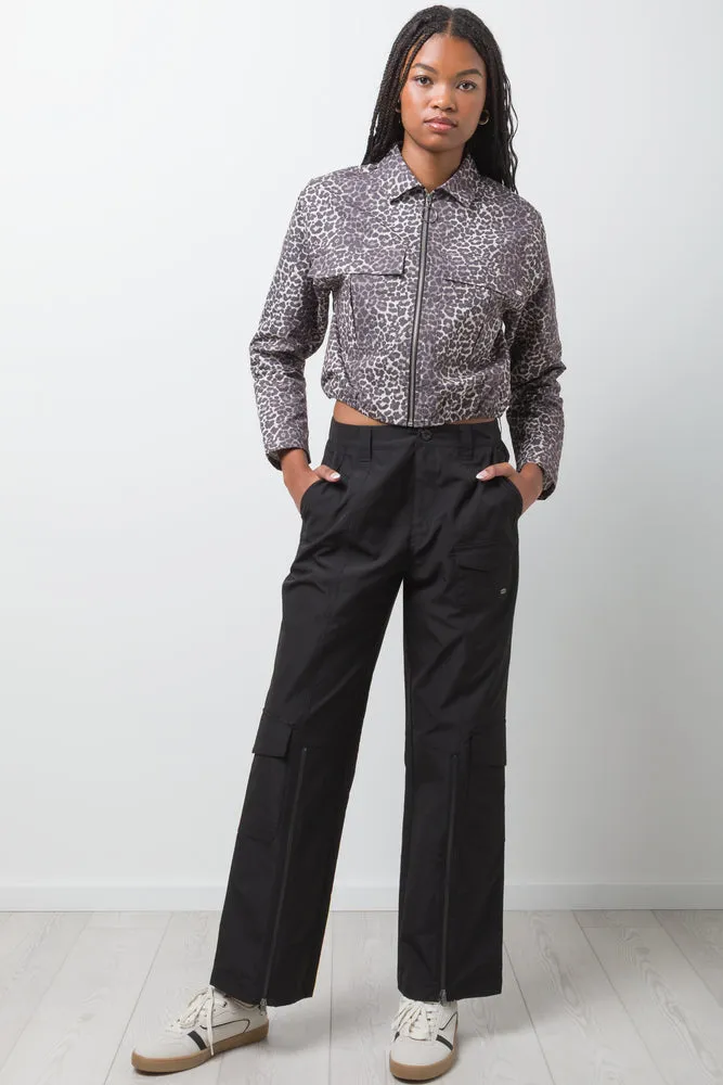 Cargo Pants With Zip Detail Black sold by Ackermas