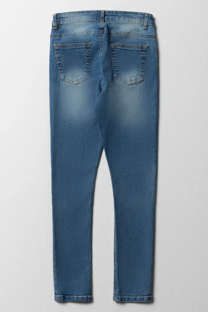 5 POCKET SKINNY DENIM MID WASH sold by Ackermas product image thumbnail 4